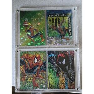 Marvel Spiderman 1992 30th Anniversary Cards Lot of 2 + Lot of 2 McFarlane '92